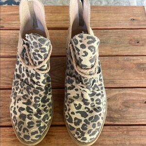 Leopard Print Women's Ankle Boots by Very G Size 9.5